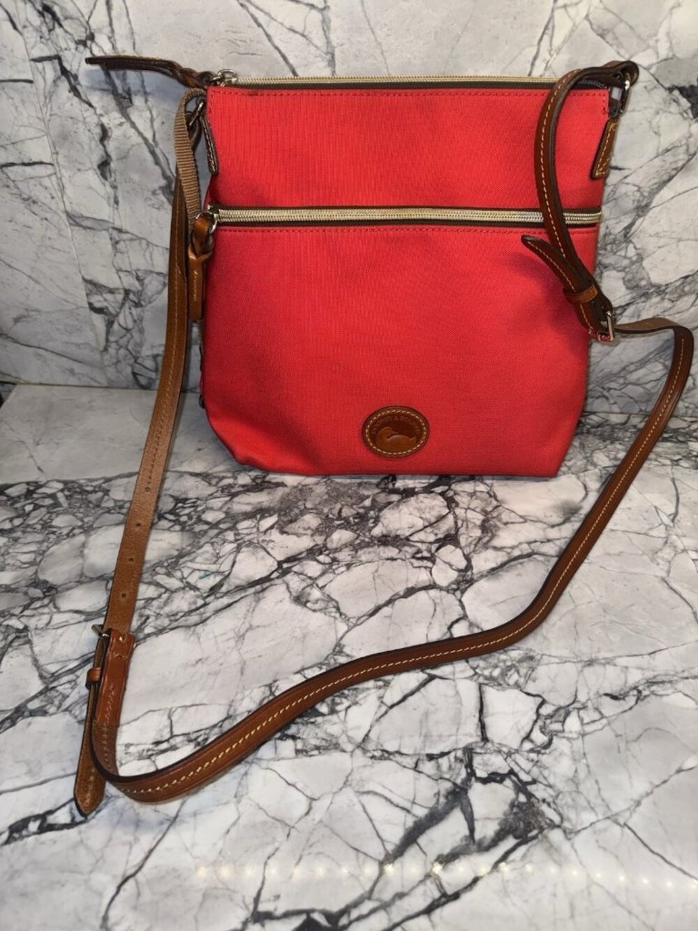 Dooney & Bourke Nylon Crossbody Red Purse Bag